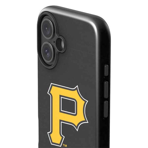 MLB Pittsburgh Pirates - Solid Distressed iPhone 16 Plus Impact Case